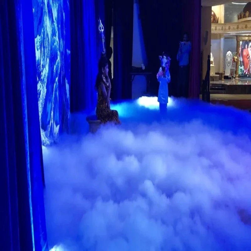 5000W Water Fog Machine Wedding Rental Stage Cloud Haze Dry Ice Stage Smoke Machine DMX512 Hookah Smoke Equipment