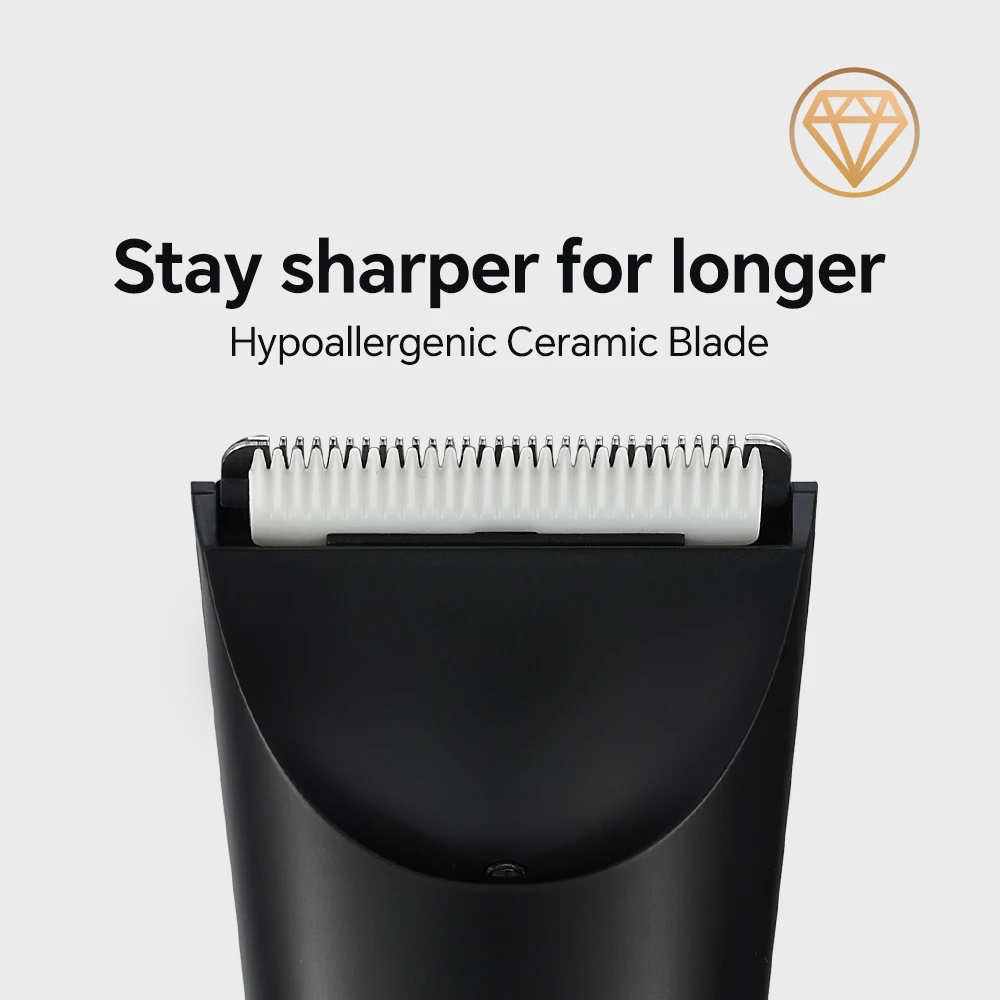 Wholesale Professional & Personal Use Men's Body Grooming Kit Epilator Shaver with Ceramic Body Trimmer for Beard Grooming manufacture