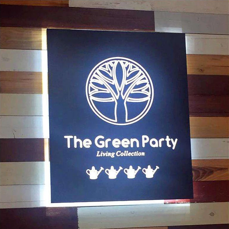 Light in the Box Outdoor/Indoor LED Light Box Sign Front Store Illuminated LED Sign for Advertising Cabinet Light Box