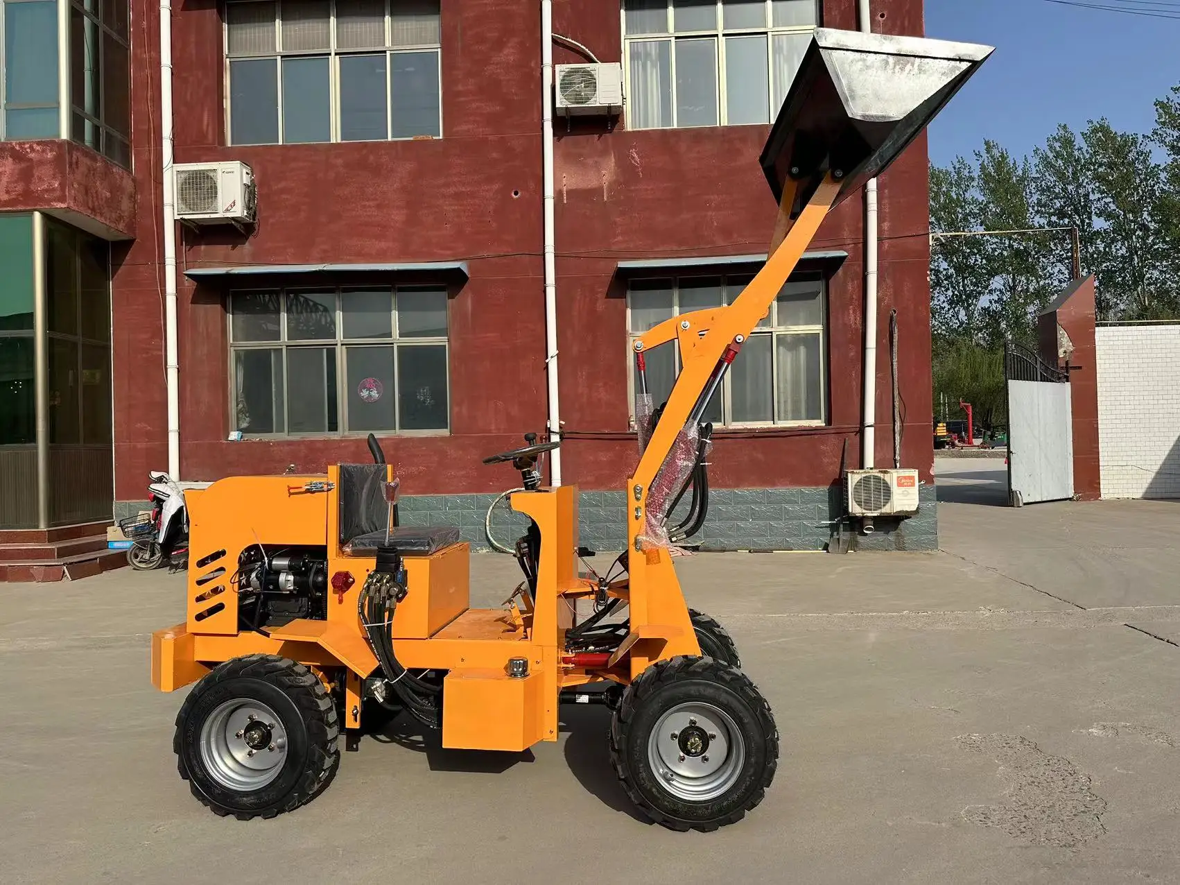 Powerful Engine New Mini Wheel Loaders Diesel Four-wheel Drive Used ...