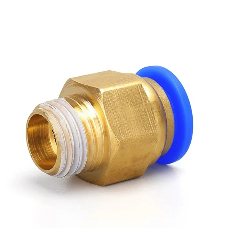 Quick Fitting Quick Coupler Screw-in Pneumatic 2pcs Straight Joint Connector PC6-01 PC8-01 (1/8" G) 6mmOD 8mmOD