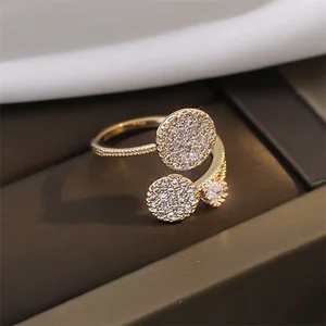 Fashion  Rings Women Stainless Steel Gold Plated  Design Steel Jewellery Cheap Fashion Rings for Woman