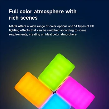 Godox MA5R 5W 1800K-10000K RBG LED Light Magnetic Charging Full-Color Mini on Camera Lights Live Outdoor Selfie Fill Lighting detail image