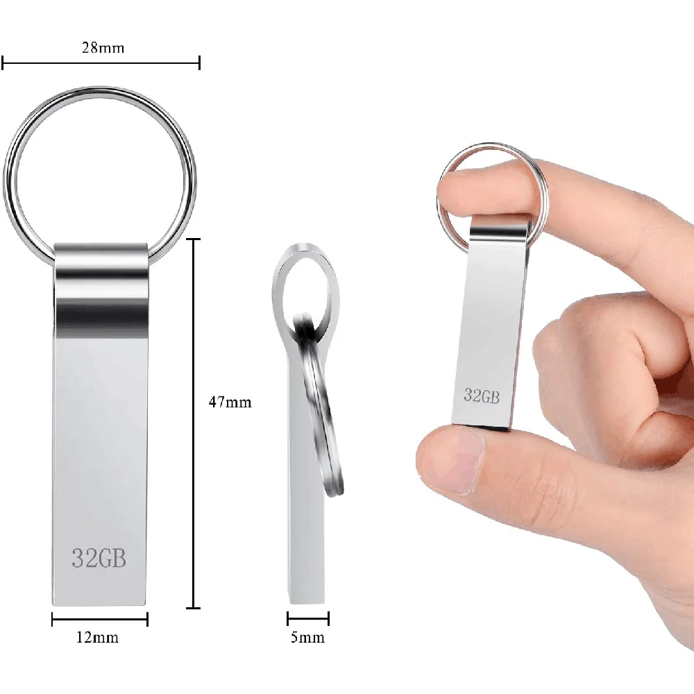 Водонепроницаемый металлический usb флеш-накопитель 32 Гб usb 3,0 Металл Мини флеш-накопитель