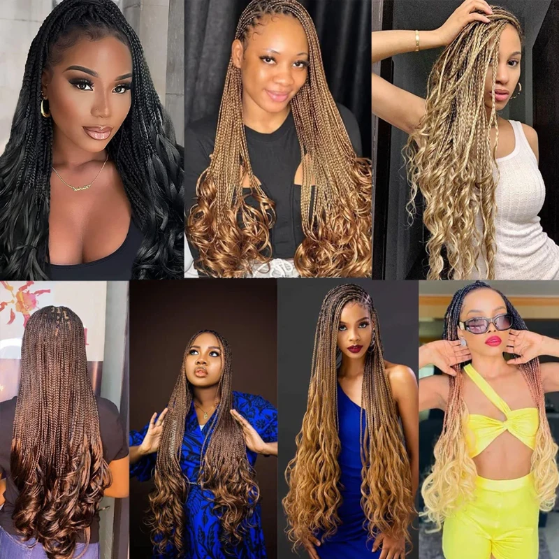 New Loose Wave Straight up and Down Rolls 22inch 150g Synthetic French Curl  Spiral Curl Braiding Hair Long Curly for Hair Extens