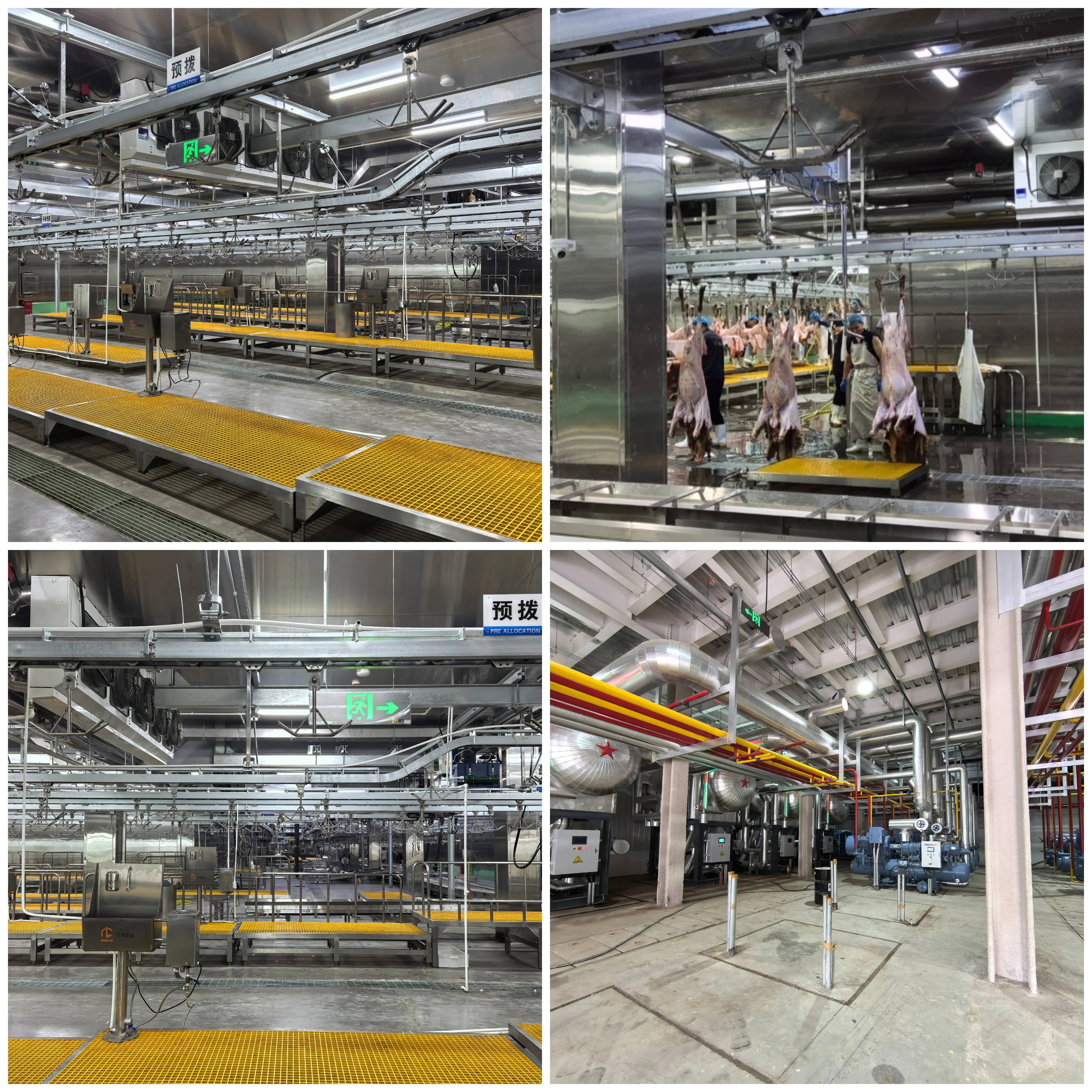 Automatic Halal Sheep Slaughtering Line Complete Goat Abattoir Machine Industrial Sheep Hair RemoveMachine for Meat Plant