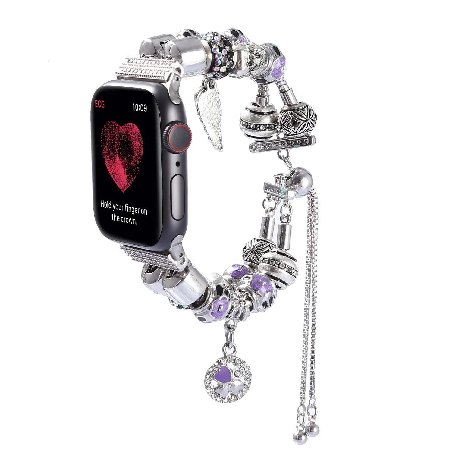 Jewelry Beads Charm Designer Bracelet Watch Band For Apple Watch Strap Fashion Rhinestone Watchbands For Apple Watch Wrist Strap Buy For Apple Watch Strap Jewelry Beads Bracelet For Apple Watch For Apple Watch