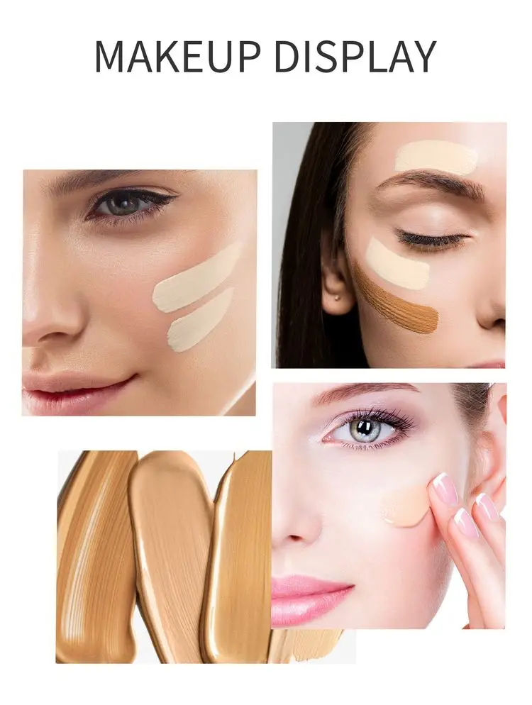 Soft Matte Foundation Full Coverage Foundation Oil Control Flawless 24HR Waterproof Concealer Foundation