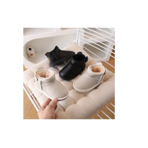 Cute Children's Baby Shoes Fashion Trend Thickened Cotton-padded Shoes for Boys and Girls Wholesale Toddler Flat Kids Snow Boots