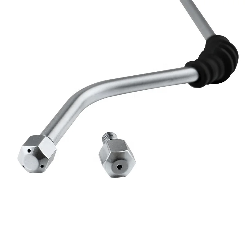 Rancilio Tubo Vaporiera Con Ugello Per Macchina Espresso Silvia, Ricambio Originale Con 2 Guarnizioni, Ottone Cromato - 3
