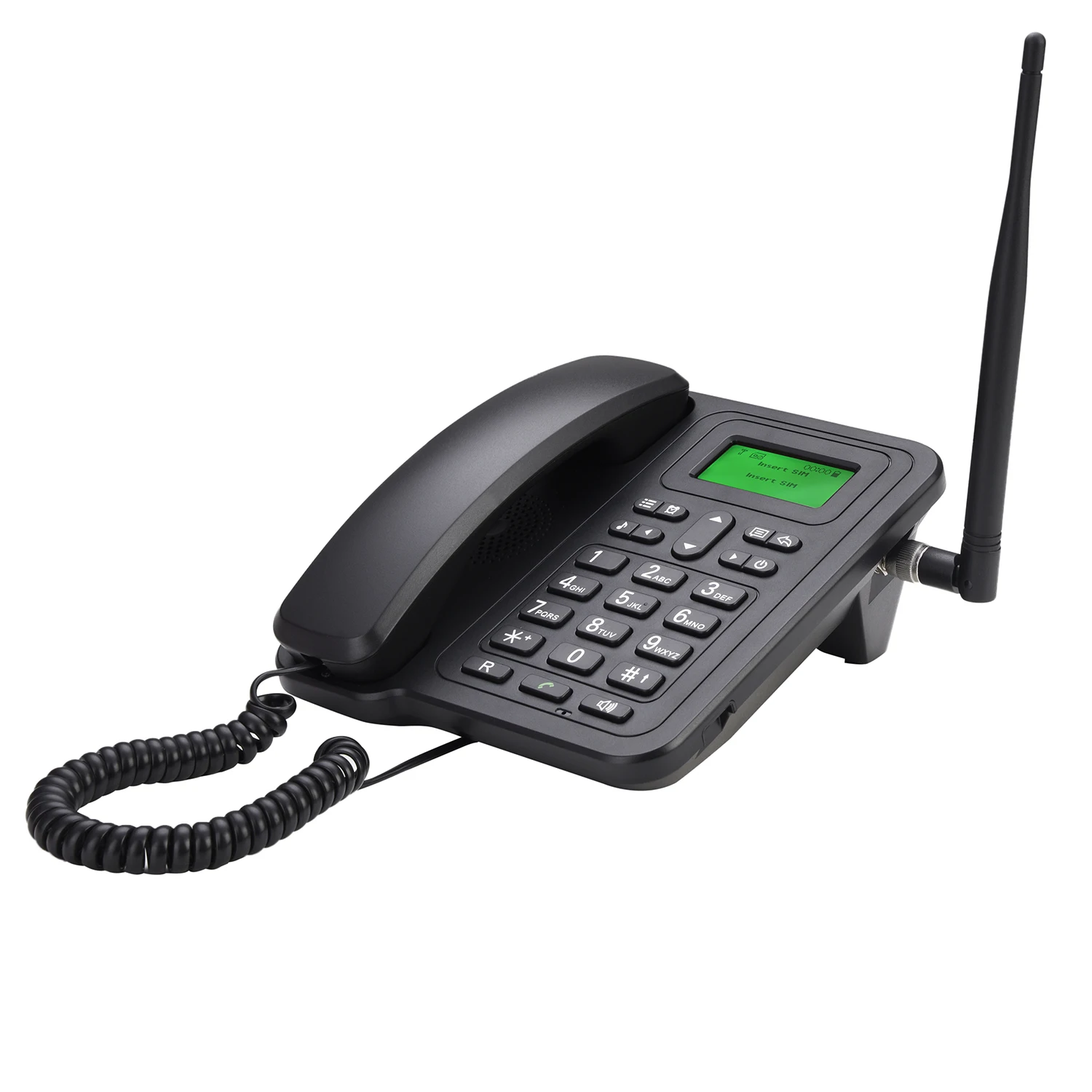 2G FWP SMS and FM Radio function sim card home table land line phone gsm landline
