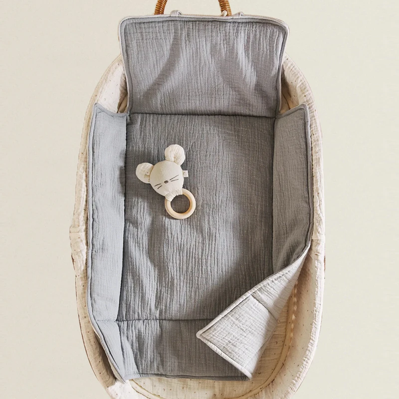 Foldable And Portable Cradle Pad Organic Muslin For Baby Bedding Baby