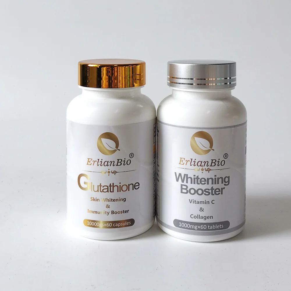 100% Skin Private Label Glutathione & Vitamin C Set 1000mg