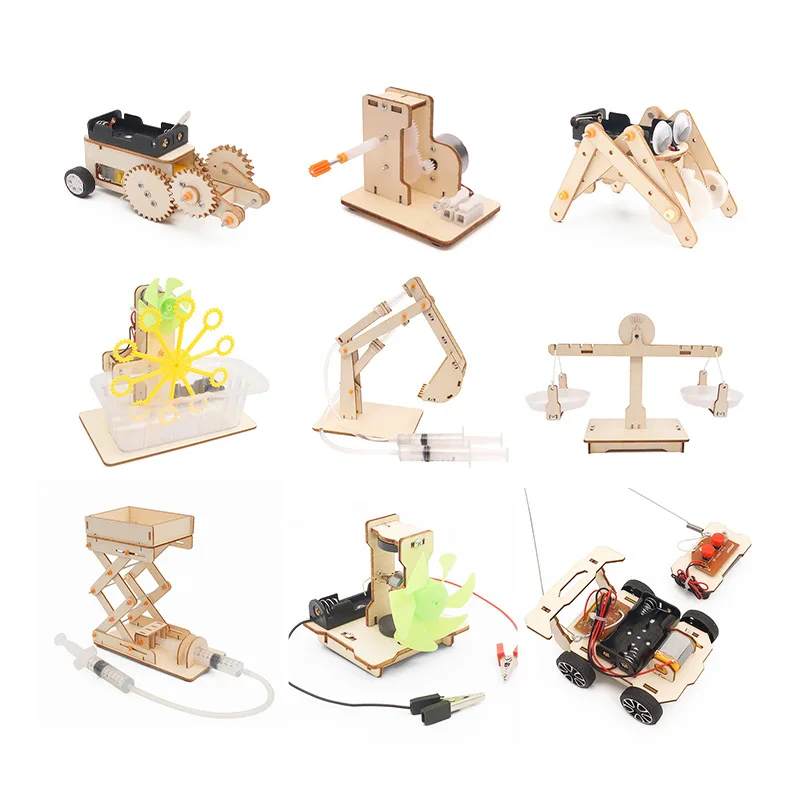 Diy Stem Science Assembly Wooden Puzzle Kits For Kids Physics Toys Educational Toys Buy Other