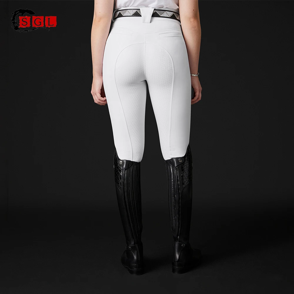 Sgl Custom Made Silicon Equestrian Breeches Factory Supply High Waist