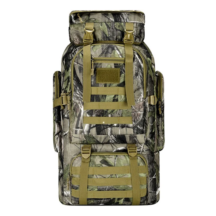 High quality outdoor bags large capacity travel backpack 80l hiking camping backwoods backpack