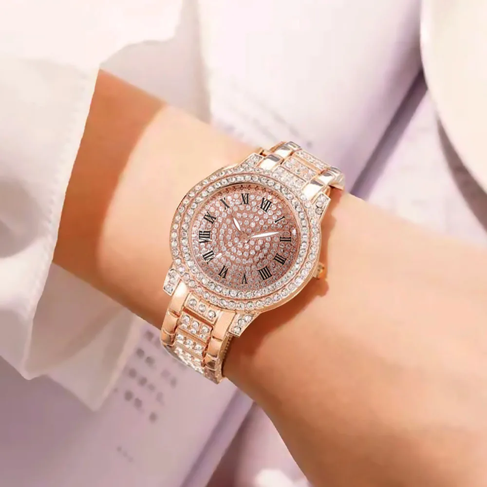 5-Piece Women's Gold Plated Bracelet Set - Tennis, Figaro, Paper Clip, Cuban & Beaded Styles