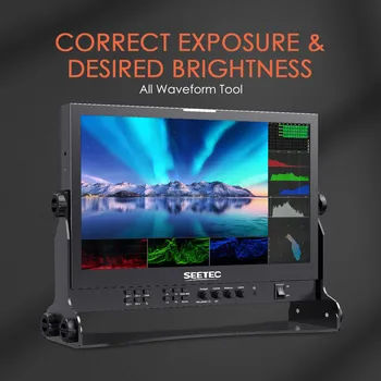 SEETEC ATEM156S Professional Broadcast LCD Monitor, 15.6 Inch IPS, Rec.709, 3D LUT, with Tally Light, ODM/OEM Service detail image