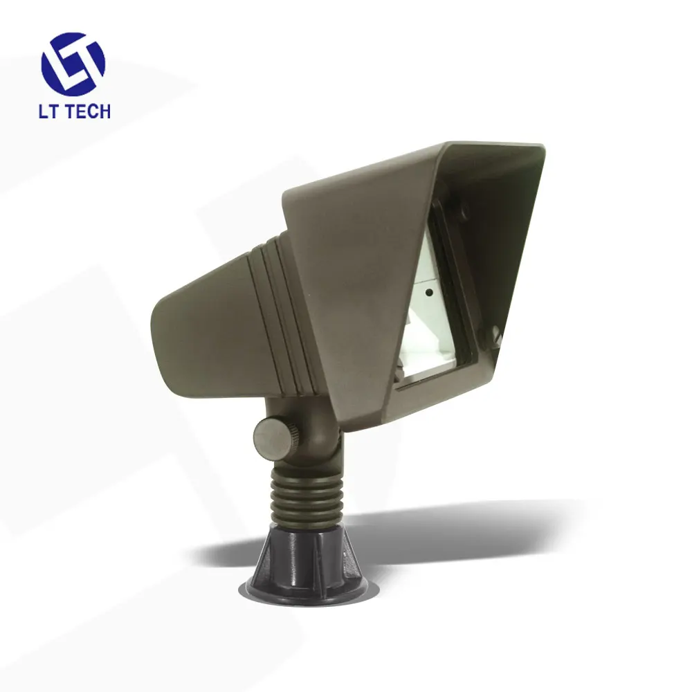 Die-Cast Brass LT2302 low voltage 12V AC/DC durable fixture with LED G4/MR16 for Outdoor Landscape Security Lighting