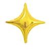 26-Inch four-pointed star, gold