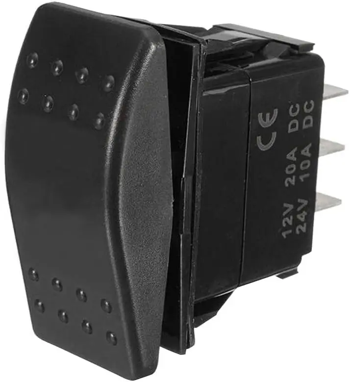 12V 24V Rocker Switch 20A 6 Pin DPDT ON-OFF-ON Rocker Switch for Boat ...