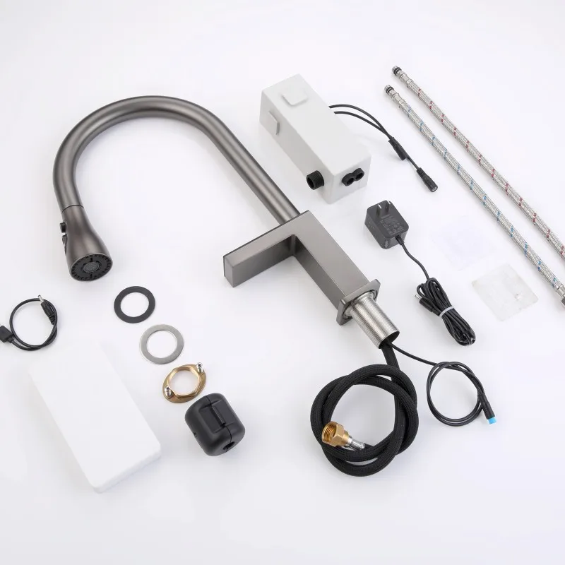 Touchless Automatic Sensor Smart Sink Water Tap Mixer Modern Digital