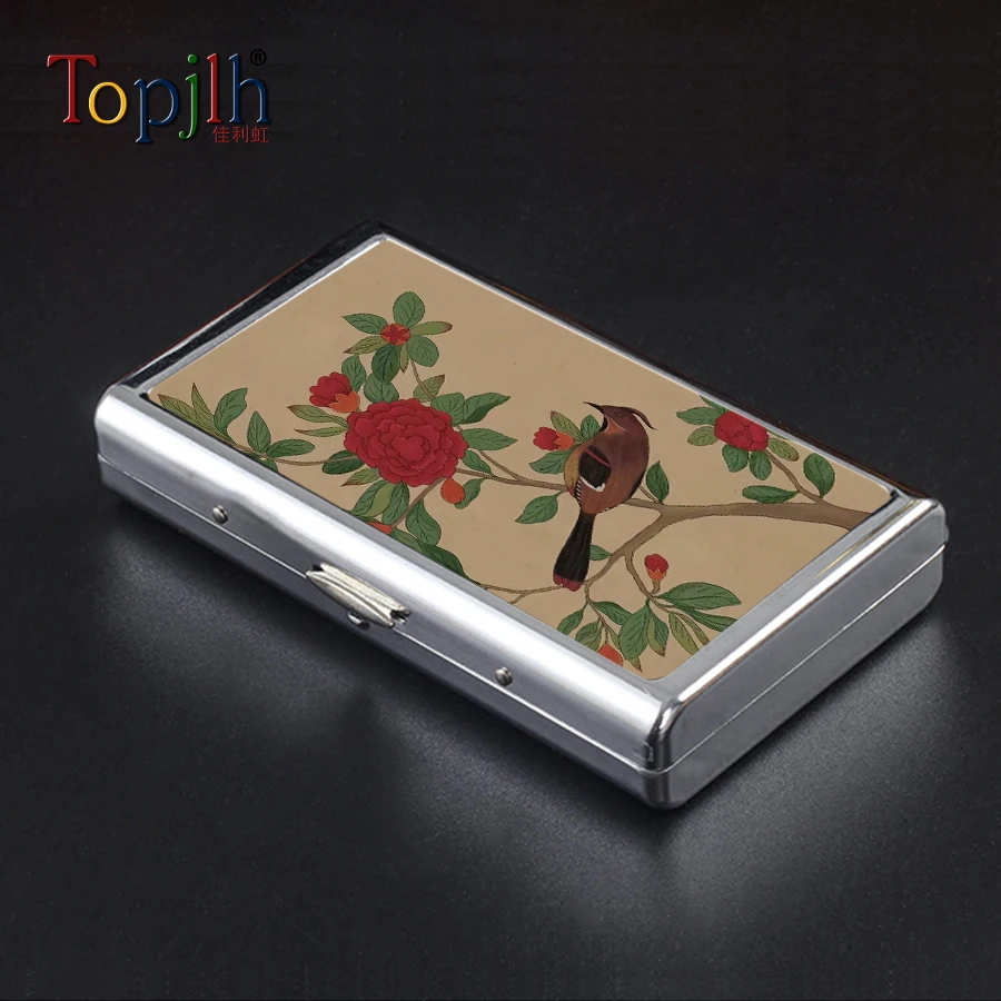 custom photo cigarette case Personalized Metal Cigar Box Clip Open Pocket Credit Card Holder : Clothing, Shoes & Jewelry The cigarette case is all metal Personalized Photo Cigarette Case, Custom