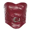 Burgundy tube top