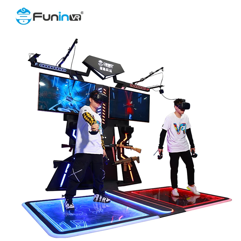 9d Ar Vr Shooting Simulation Virtual Reality Gun Hot Sale 2024 New Arrival Vr Shooting Game Machines Room Entertainment Center