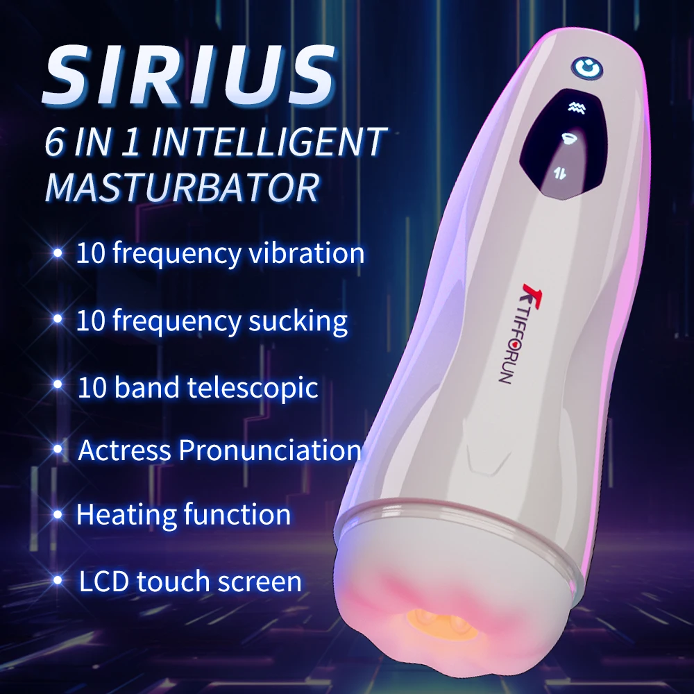 Automatic Suction Vibrator Realistic Artificial Vagina Masturbating Adult Sex Toys Male Masturbator Cup