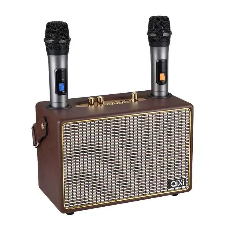 Microphone karaoké bluetooth sans fil haut-parleur compact portable  appareil d'enregistrement pour chanter - DIAYTAR SÉNÉGAL