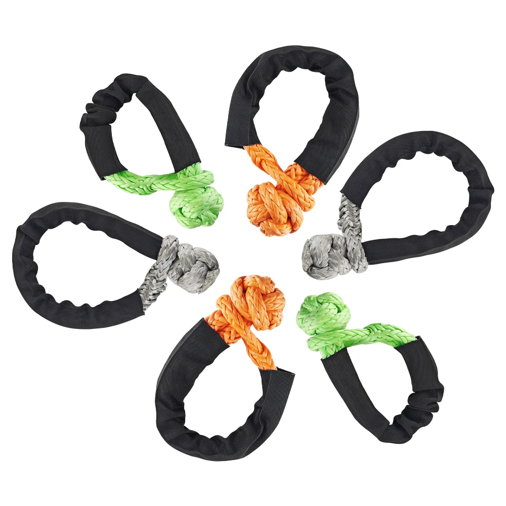 Universal 4X4 4WD UTV SUV Offroad Stretch Tow Rope Uhmwpe Soft Shackle