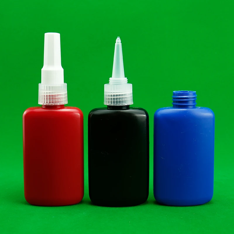 product 25ml 50ml 250ml ldpe anaerobic uv glue bottle with screw cap dropper plastic bottles for chemical packaging-31