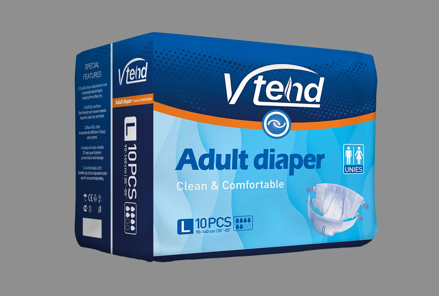 Unisex Senior Women Men Adult Diaper Pull Up Disposable Panty Style Adult Diaper For