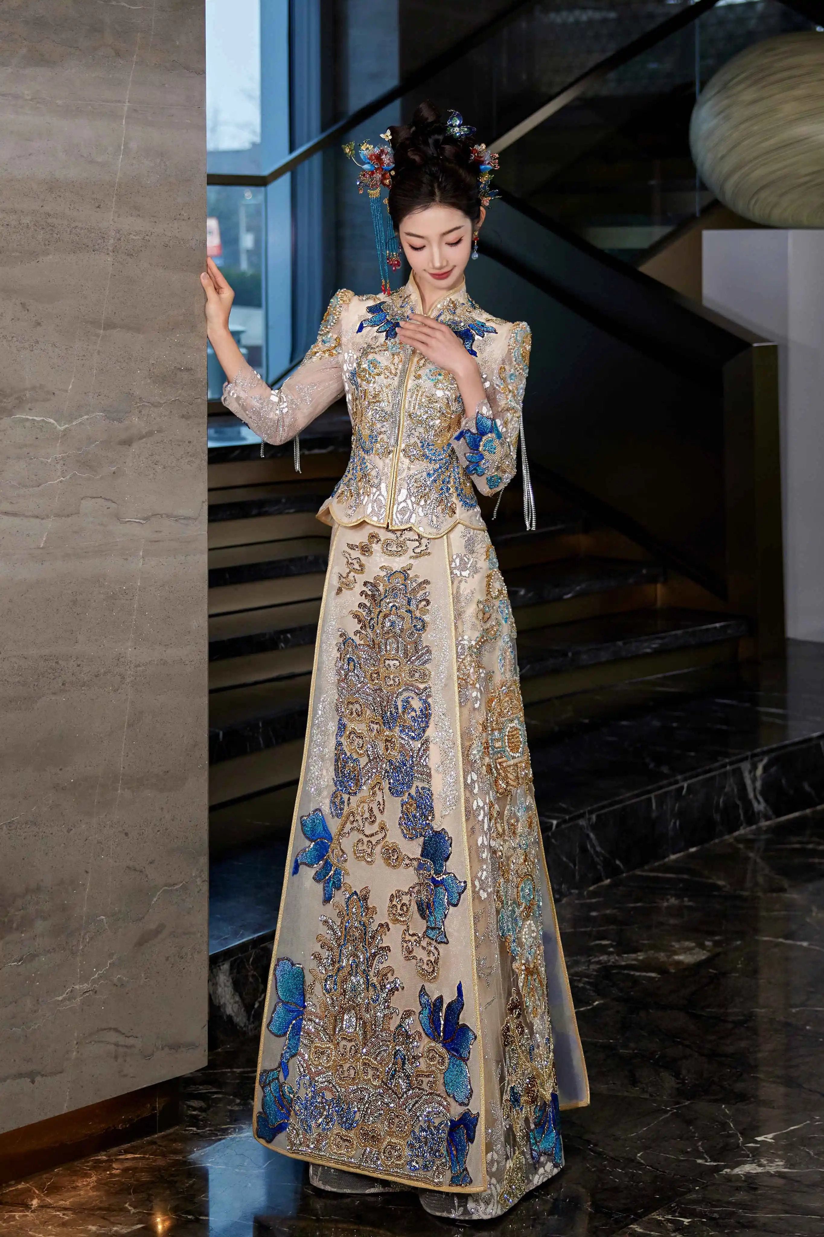 chinese bridal dress White Marilyn Dress | Modern White Chinese Wedding Dress