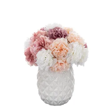 Artificial Peony Bouquet Manufacturers' Sale for Foreign Trade & Family Decoration Wedding Flowers & Fake Flowers
