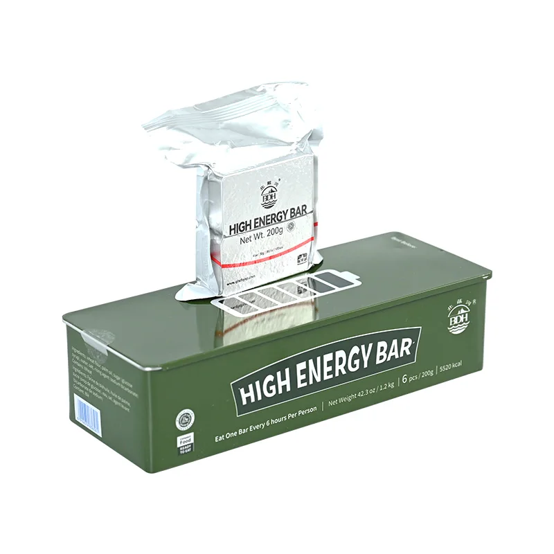 High Energy Hard-Textured Bug out Bag Biscuits Sweet and Salty Chocolate Flavor