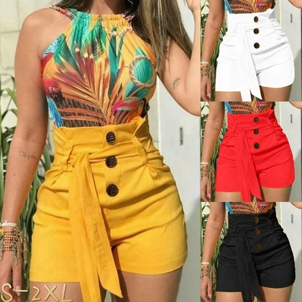 Summer Women's shorts High waisted solid color women's denim shorts Casual denim shorts styles are shipped anytime