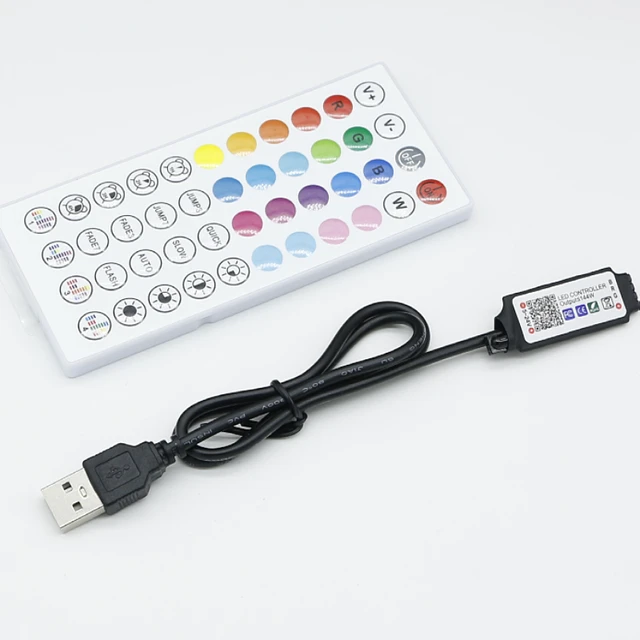 Mini RGB LED Strip Controller with Music APP USB 5V Bluetooth Dimmers Light Strip Controller for RGB LED Strip