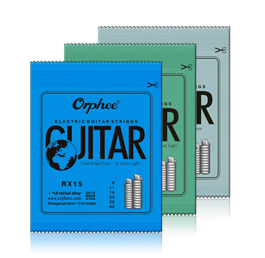Electric Guitar 6 String Orphee Strings RX Electric Guitar Sets Strings Low Price