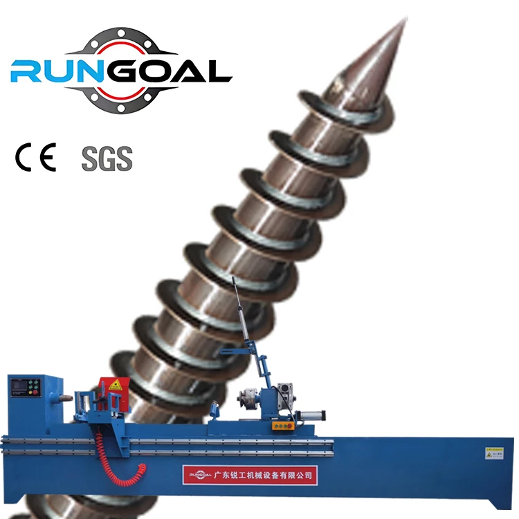 Rungoal Screw Pile Spiral Blade Welding Machine for Ground Screw ...