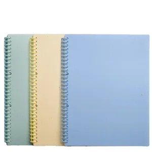 Customizable Spiral Notebooks Cheap A5 Traveler's Leather Wholesale Planner Supplies Fabric PP Sublimation Hardcover