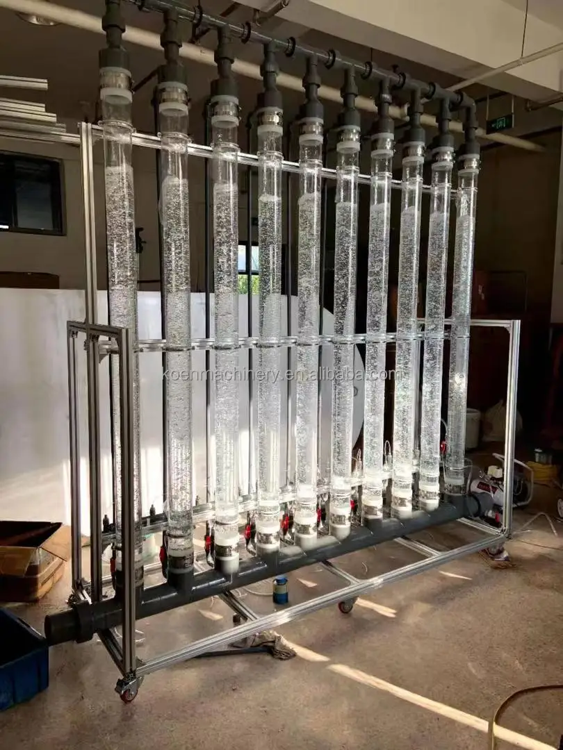 Vertical Pipeline Structure Algae Photobioreactor