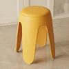 Yellow extra-thick upholstered seat