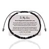 To my nephew-steel bracelet with password