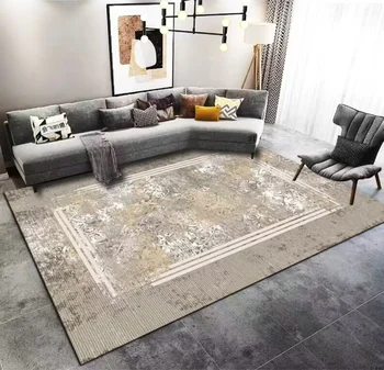 Modern Custom anti slip 3d printed living room carpet large washable rug wholesaler