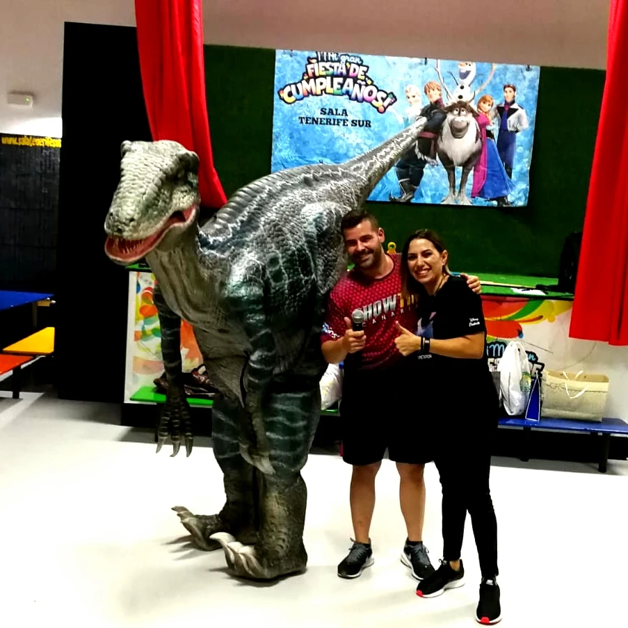 Animatronic Dragon Mascot Realistic Dinosaur Costume