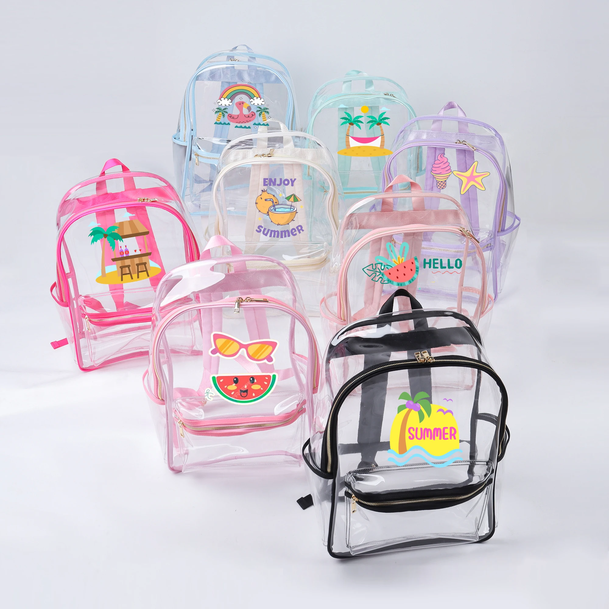 Keymay Stock Colors Bagpack Waterproof Kids School Bags Custom