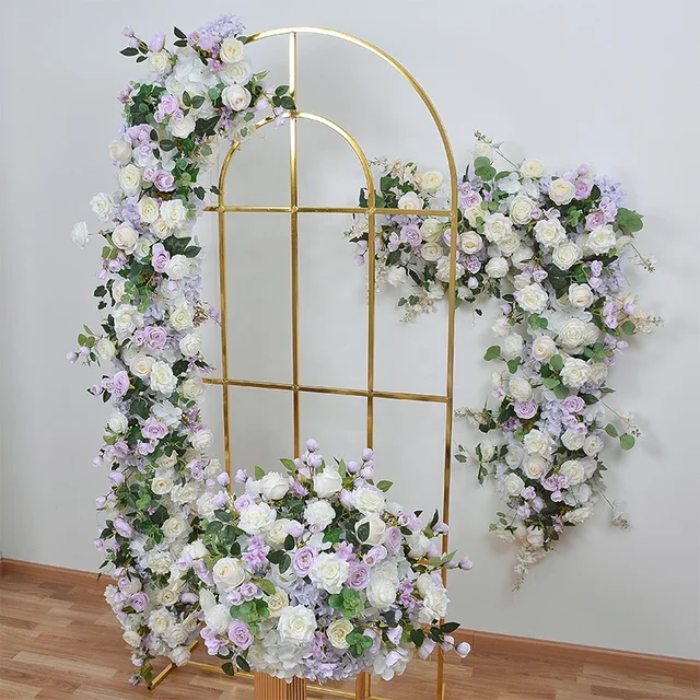 Wedding Rose Centerpieces Flower Balls White Lilac Fake Flowers Balls Decor