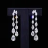 10k gold moissanite diamond earring